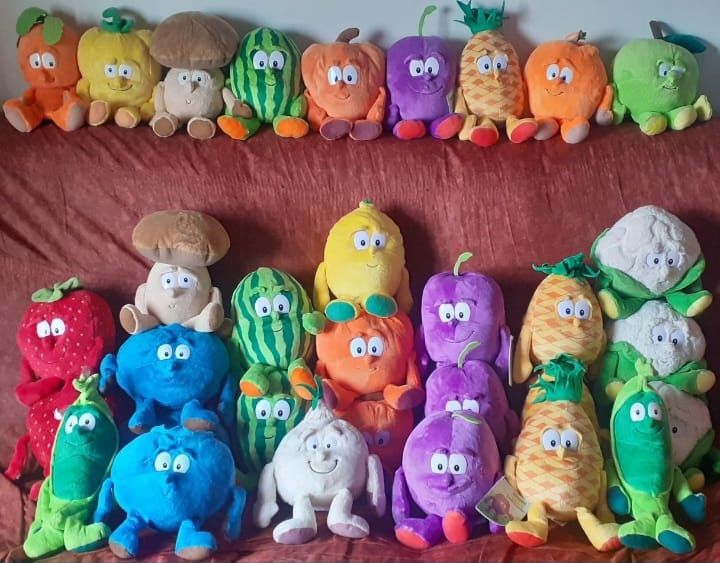 Peluches de coleção (frutos)