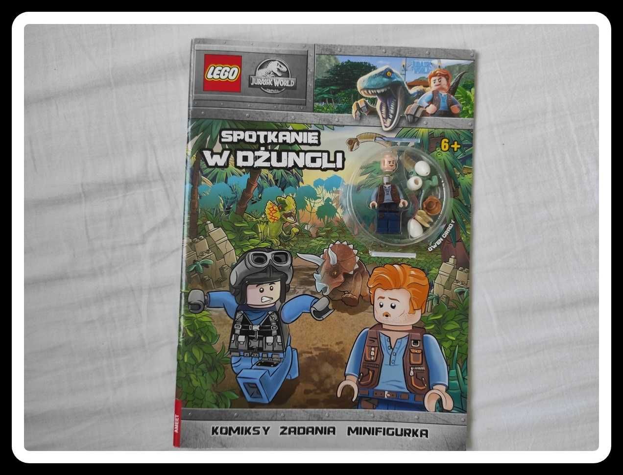Lego - 2 gazetki z klockami NOWE Jurassic + Ninjago