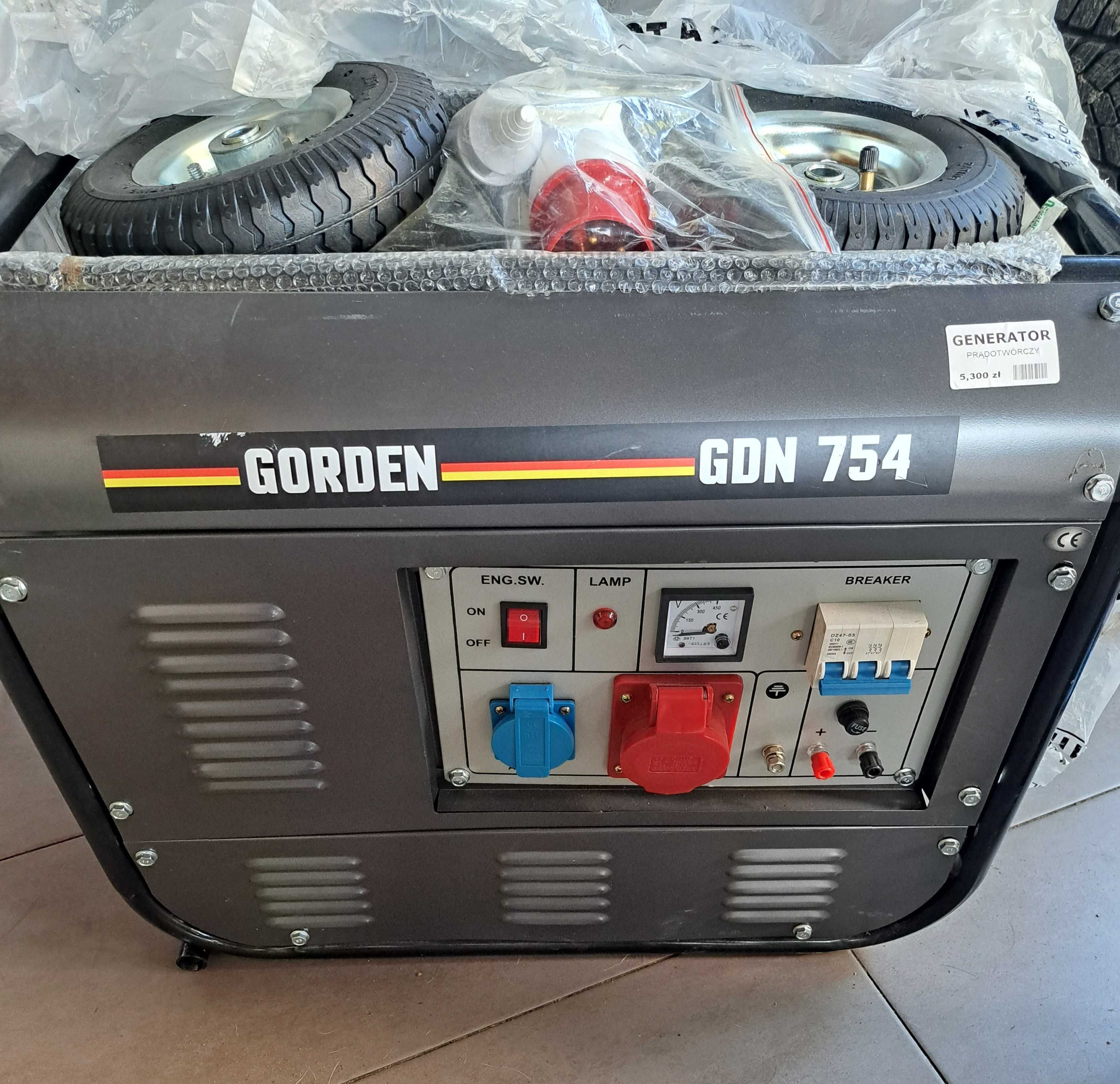 Agregat prądotwórczy Gorden nowy
