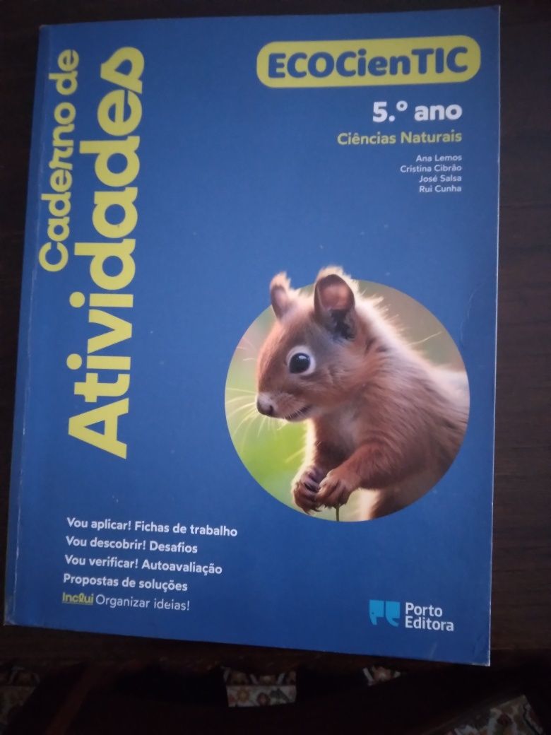 Caderno de fichas CN5 ano