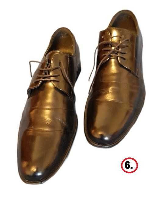 Buty męskie garniturowe - czarne