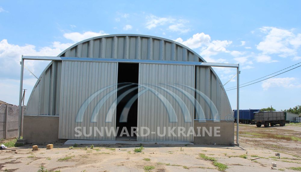 Новый несмонтированный Ангар 18x54  Sunward Зерносклад Оплата з ПДВ