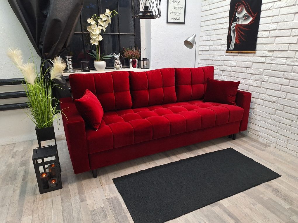 Sofa Samara  welur ,sprężyny