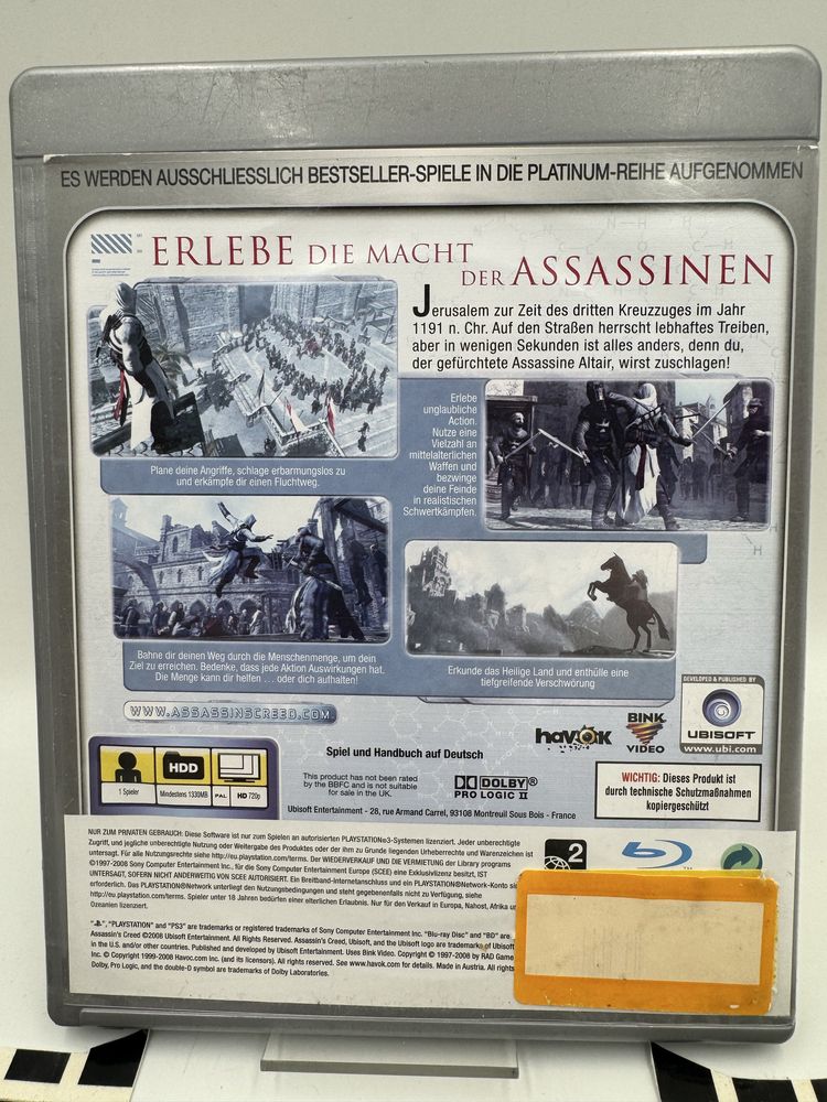 Assassins Creed Ps3 Gwarancja