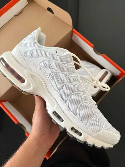"Buty Trampki" Nike_Air_Max_Plus_TN_Triple_White R.38
