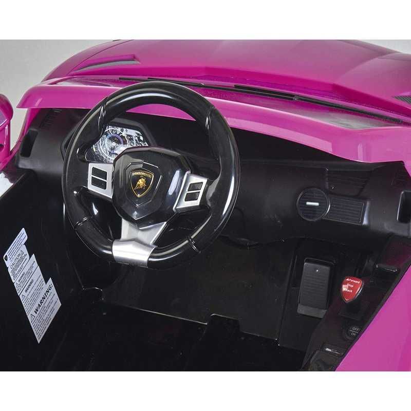 Lamborghini Aventador Pink samochód elektryczny 6V 3+