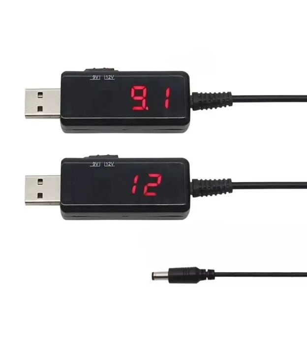 Кабель USB перехідник для роутера  перетворювач 9V 12V