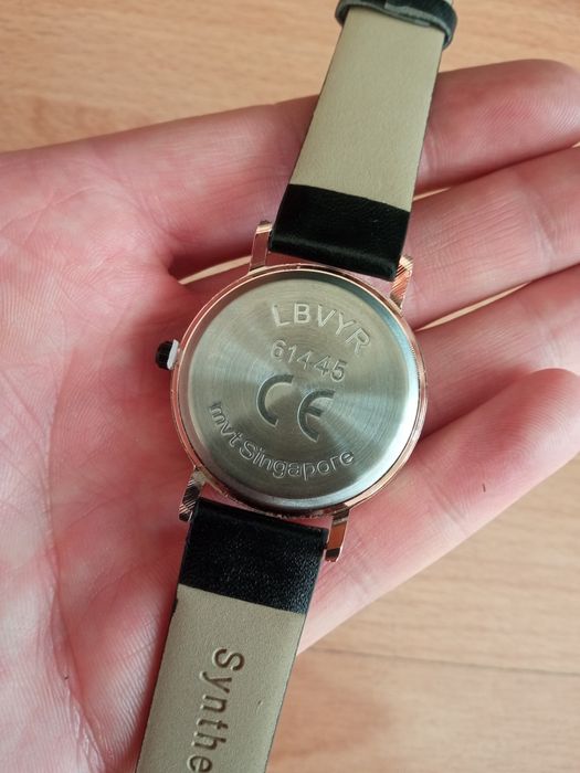 Nowy zegarek damski na rękę LBVYR 61445 czarno złoty