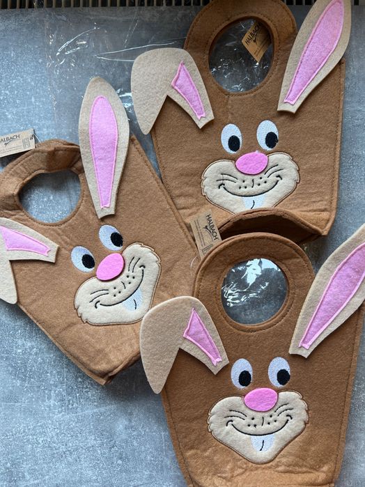 Filcowe torby/torebki dekoracyjne/prezenty/kwiaty w kształcie królików