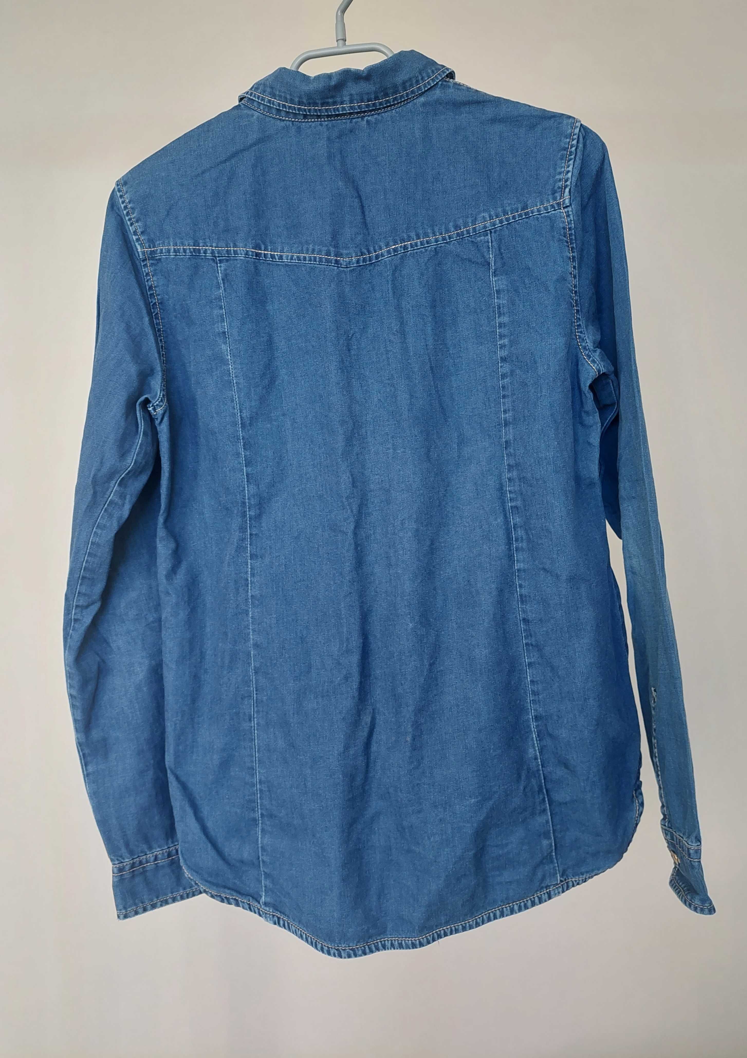 Koszula jeansowa 100% bawełna Zara roz. 164