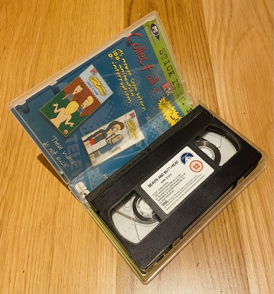 Cassete VHS | Beavis and Butt-head - Work Sucks | 1996