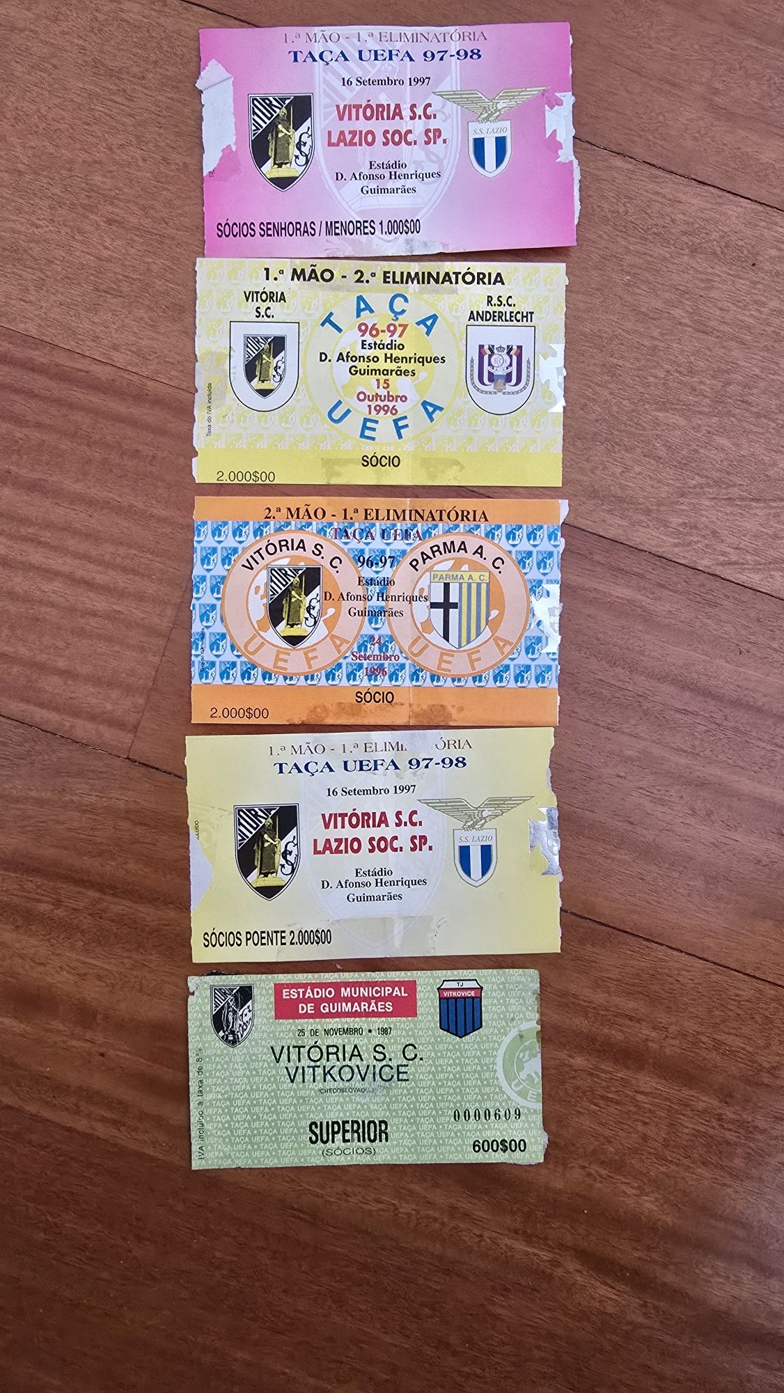 Bilhetes Vitória Sport Club