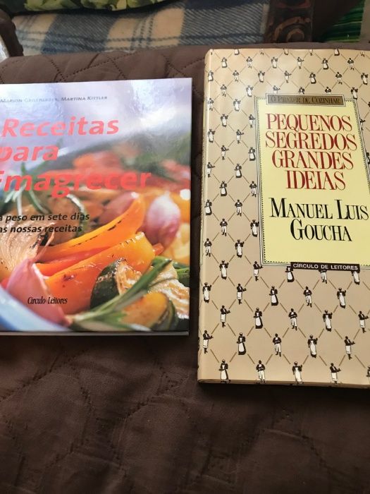 Livros cozinha em bom estado