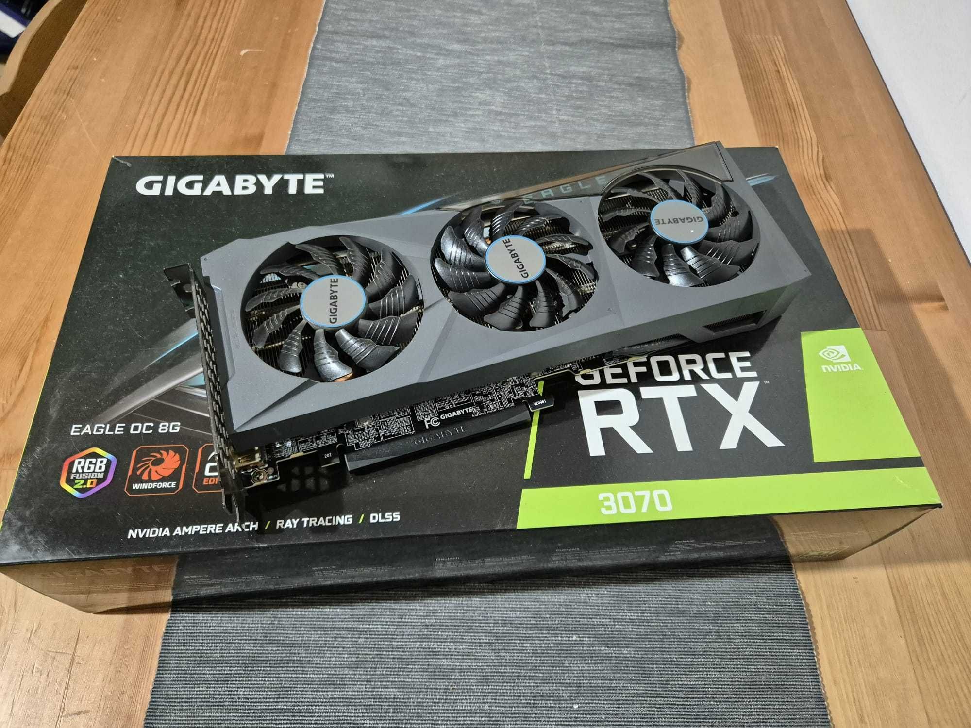 RTX 3070 Gigabyte 3 wentylatory