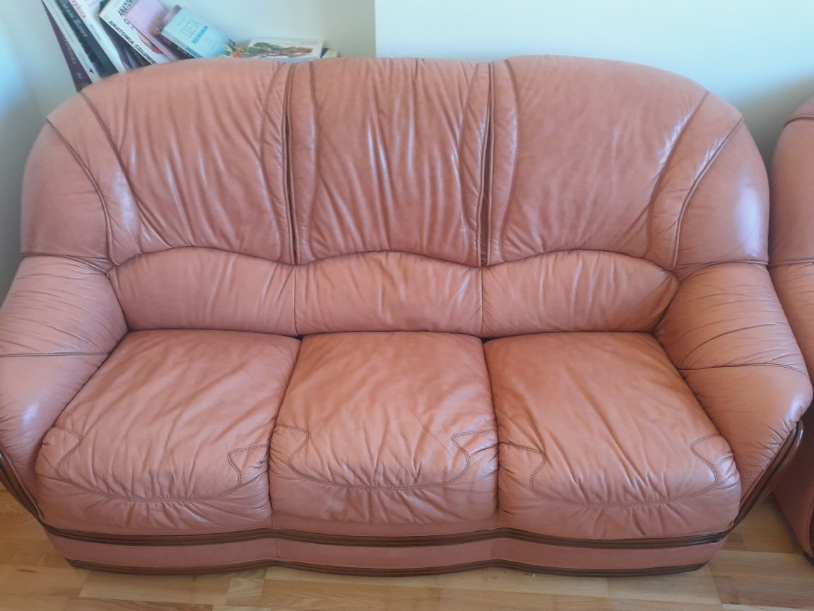 Sofa,naroznik,skóra.