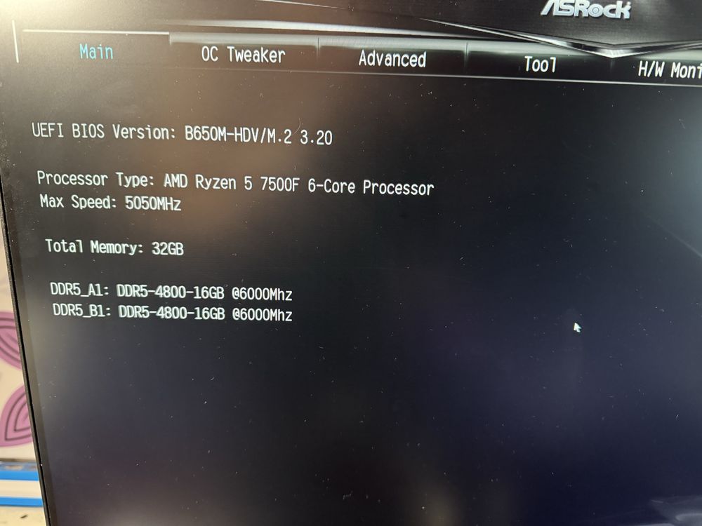 Оперативна памʼять juhor ddr5 6000mhz