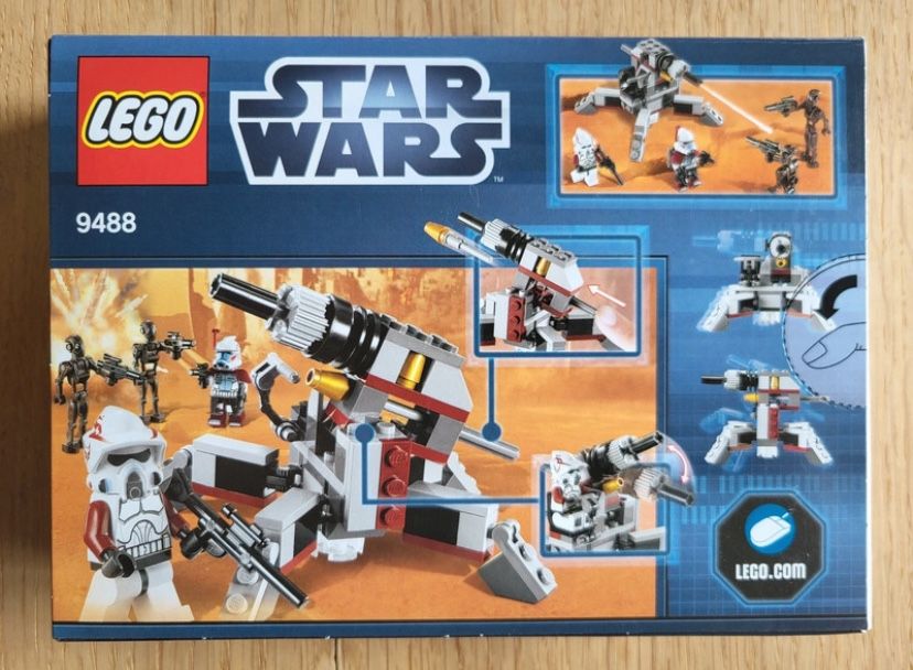 LEGO star wars 9488 elite clone trooper and commando droid battle pack