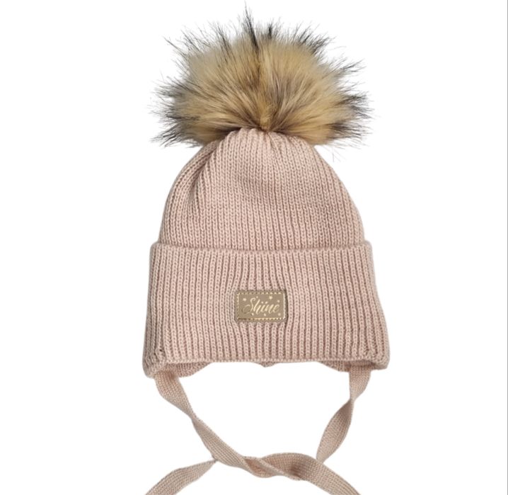 Зимова шапка для дівчинки. Шапка дитяча. Шапка дівчинці. Комплект.