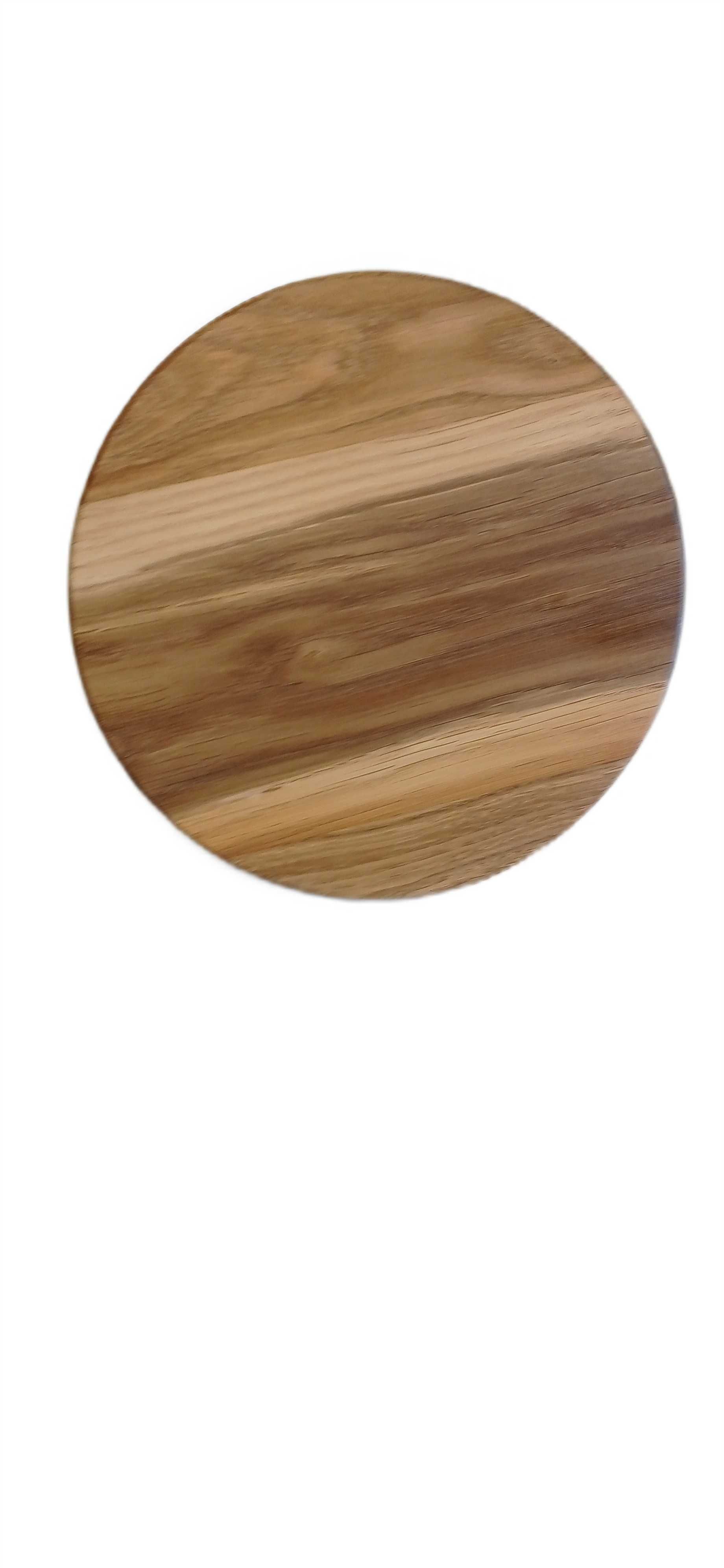 Deska dębowa Ø 200 mm – naturalna, olejowana