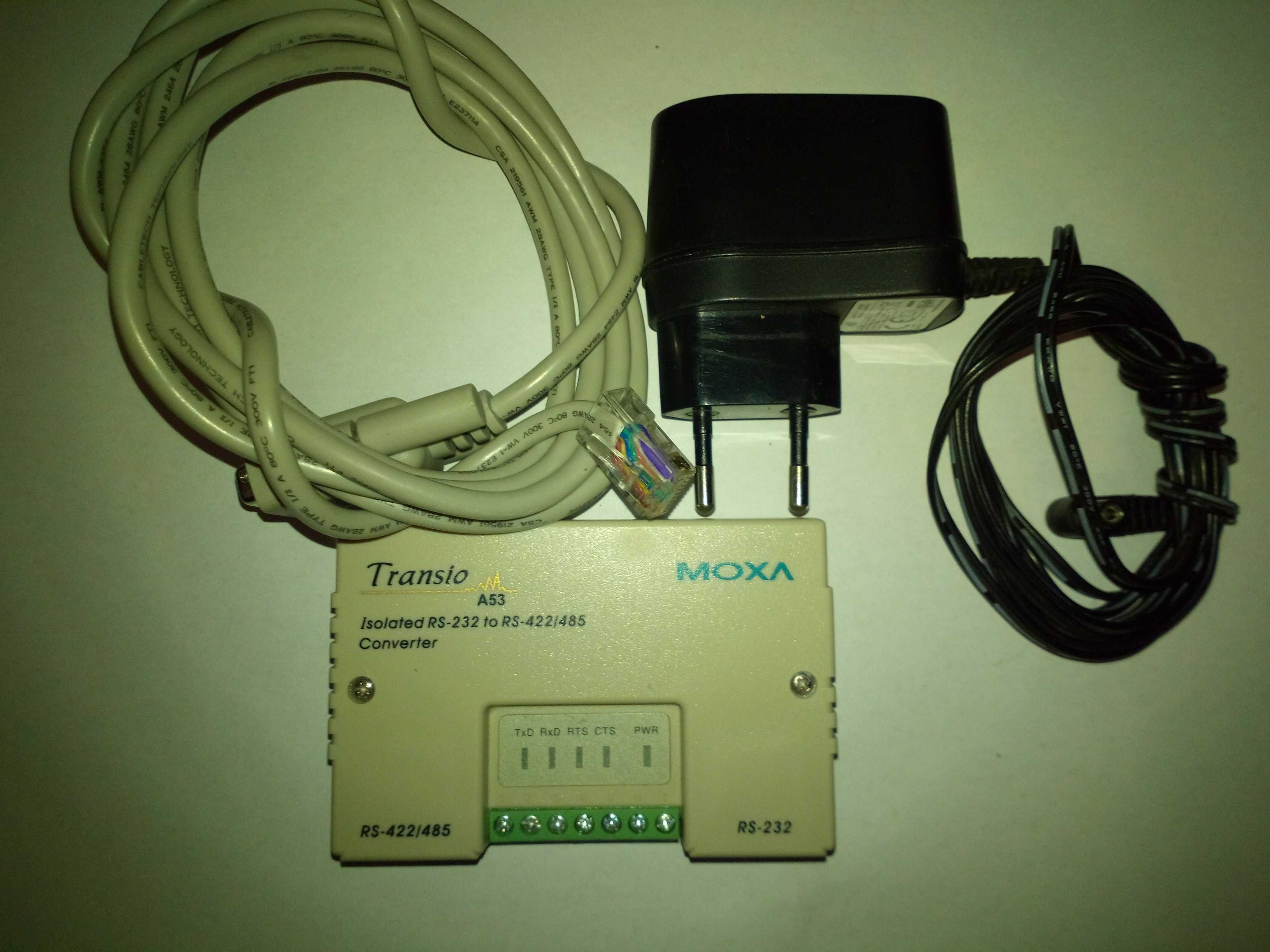 Перетворювач інтерфейсів  Moxa A52, А53/DB9