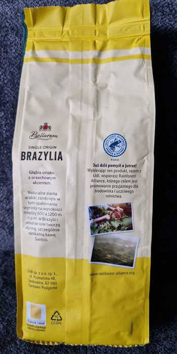 Kawa mielona Ballerom Single Origin Brazylia