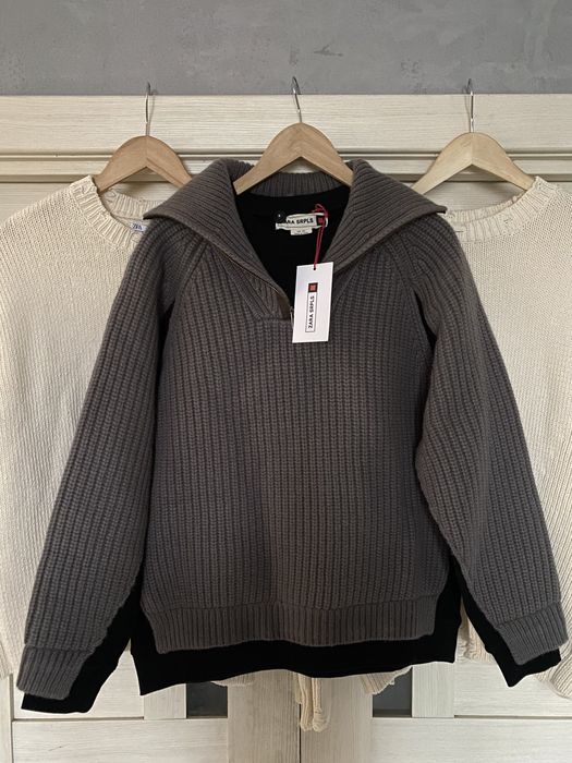 Теплый свитер zara premium