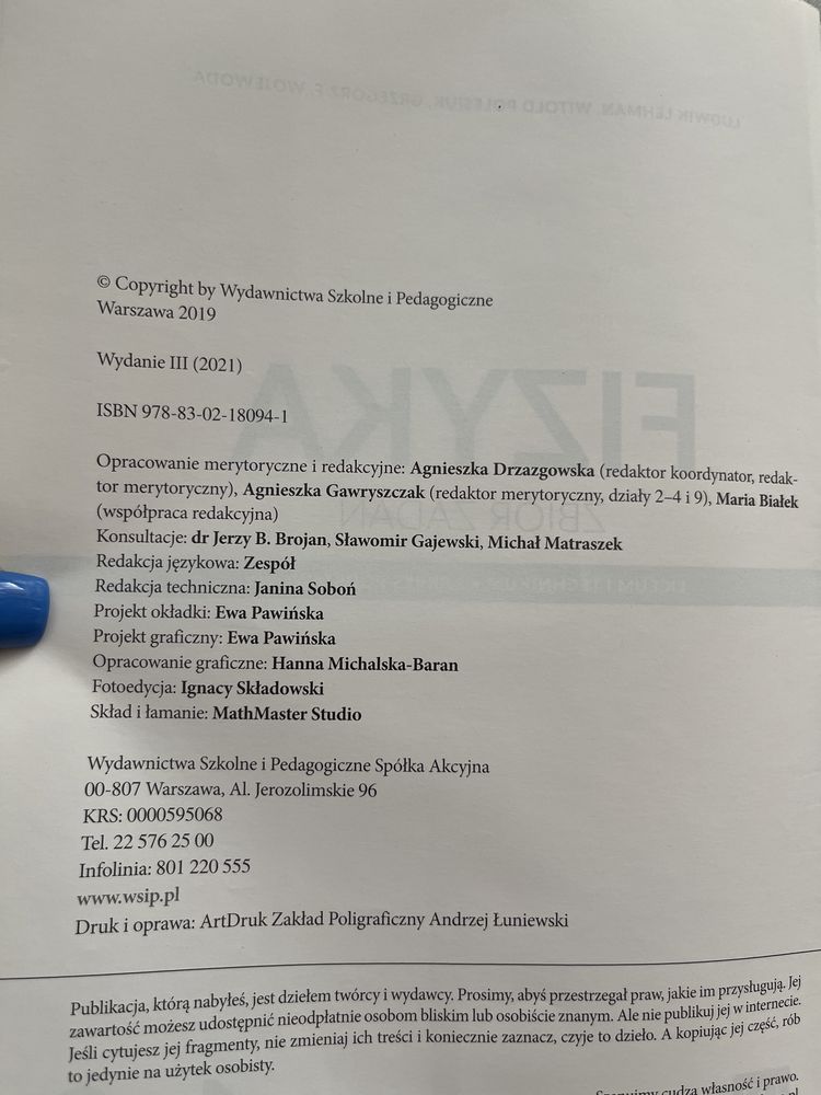 Książka Fizyka zbiór zadań dla liceum i technikum zakres podstawowy