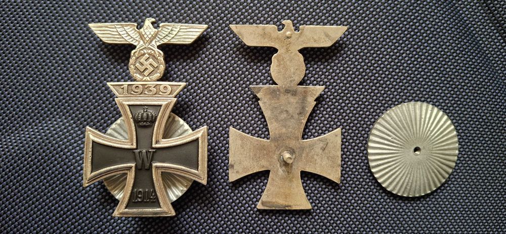 Krzyż żelazny 1914 z spangę do krzyża żelaznego 1939 1 kl