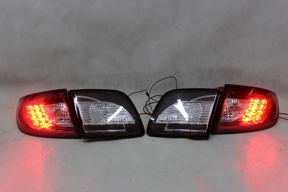 Lampy światła tylne tył MAZDA 3 r.03-04 sedan Black Czarne LED NOWE!