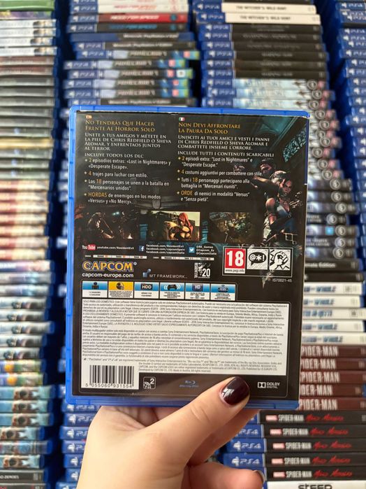 Гра Resident Evil , диск з грою на пс 4, ліцензія