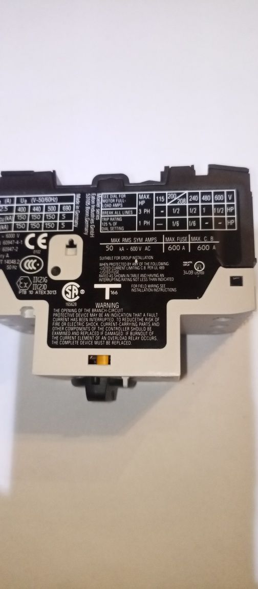 Автоматичний вимикач RKZMO-2.5  XTPR2P5BC1NL EATON триполюсний
