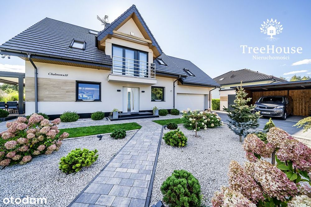 Nowoczesny Dom Smart z Sauną, Ogrodem, Garażem