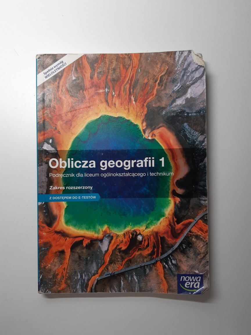 Oblicza geografii 1 NOWY podręcznik - zakres rozszerzony