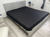 Łóżko Gladstad tapicerowane 187x212 + materac 180x200 + 2 szuflady