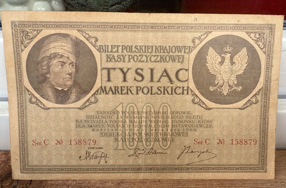 Banknot 1000 marek Polskich