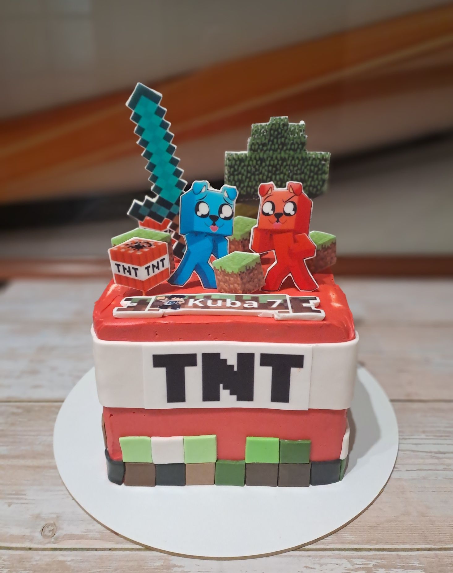 Torty Minecraft od 6 porcji