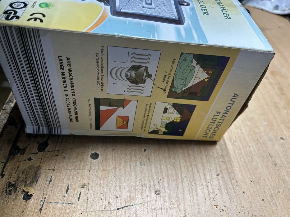 Halogen z czujką