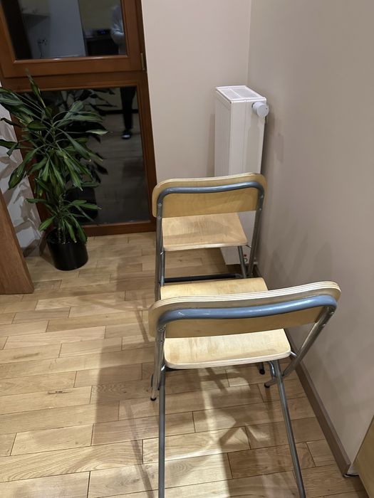 Hokery, krzesla kuchenne komplet dwóch