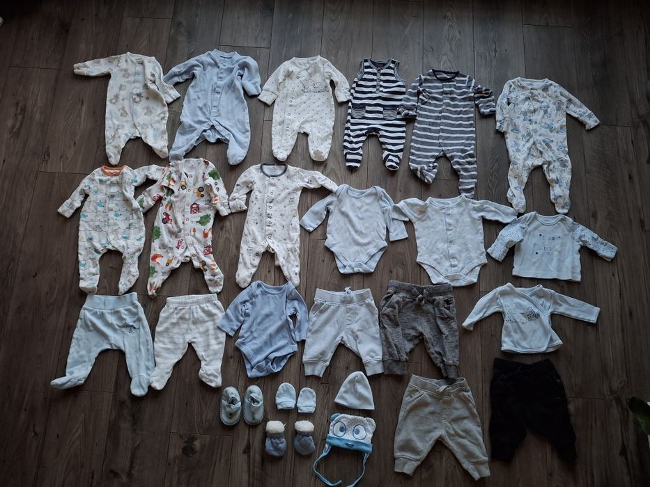 Zestaw ubranek rozmiar 50-68 dla chłopca