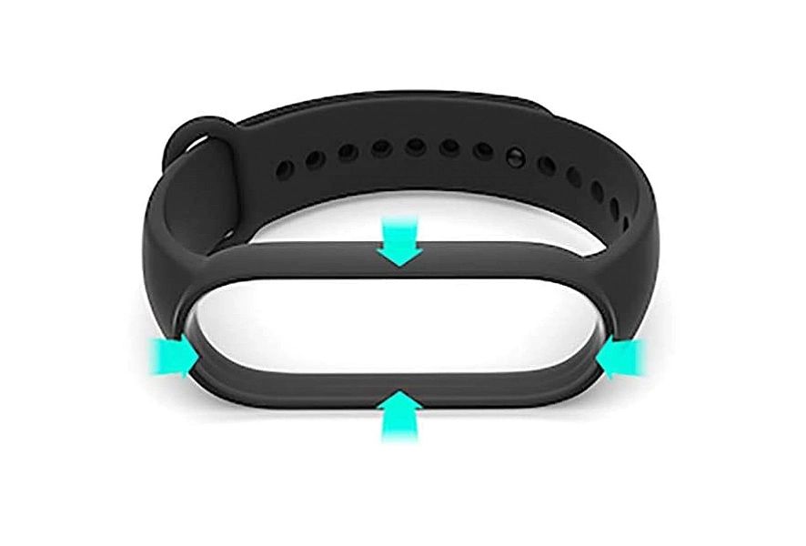 Silikonowa opaska zamienna do Xiaomi Mi Band 5 czarny