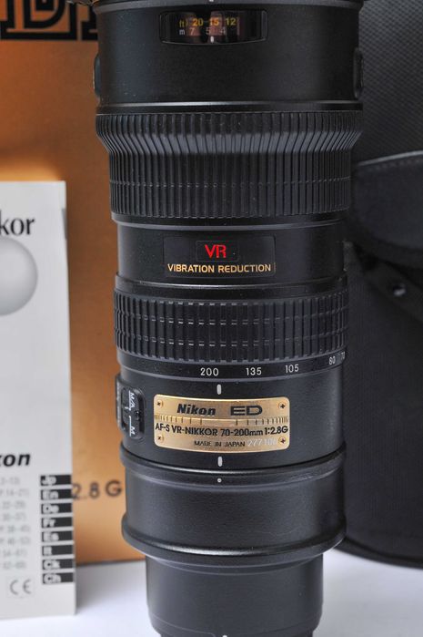 Nikon 70-200 VR 2.8  (excelente estado)