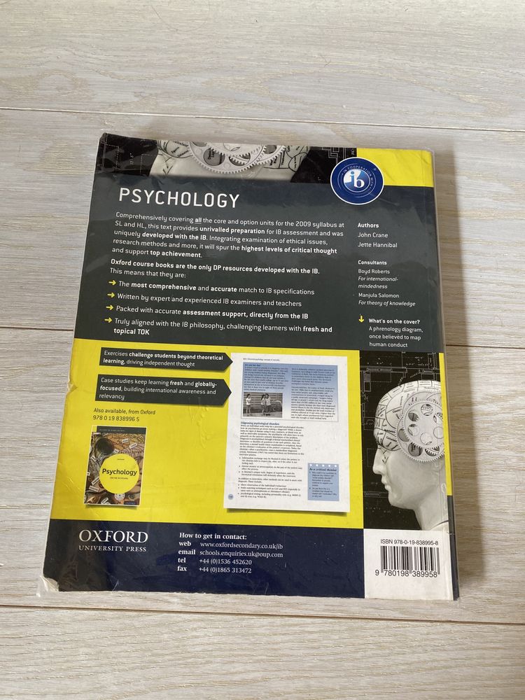 Psychology Oxford Course book IB Diploma Program matura międzynarodowa
