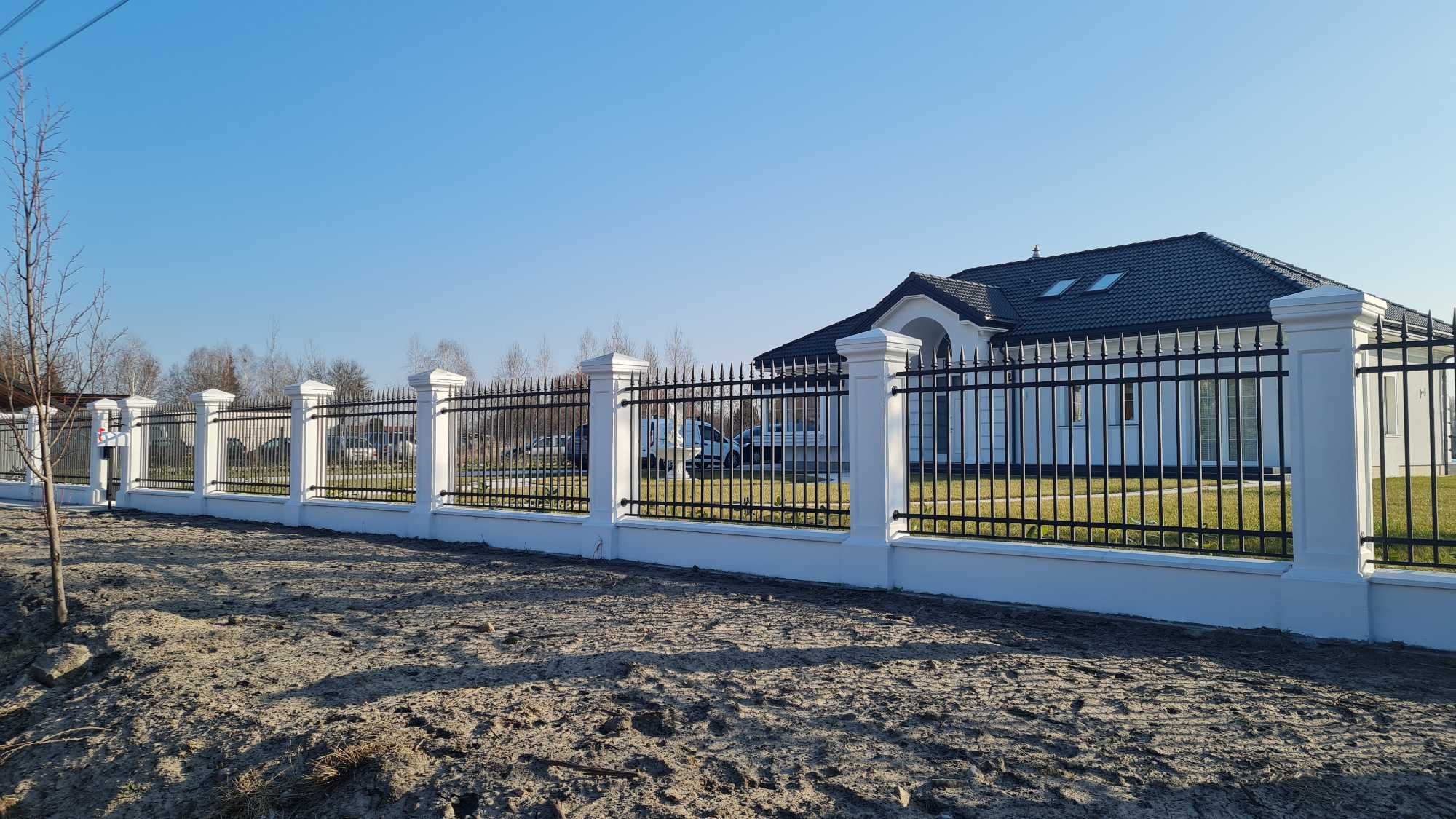 Piękne Słupy w Stylu Dworkowym,Ogrodzenia Betonowe,Słupki Boniowane