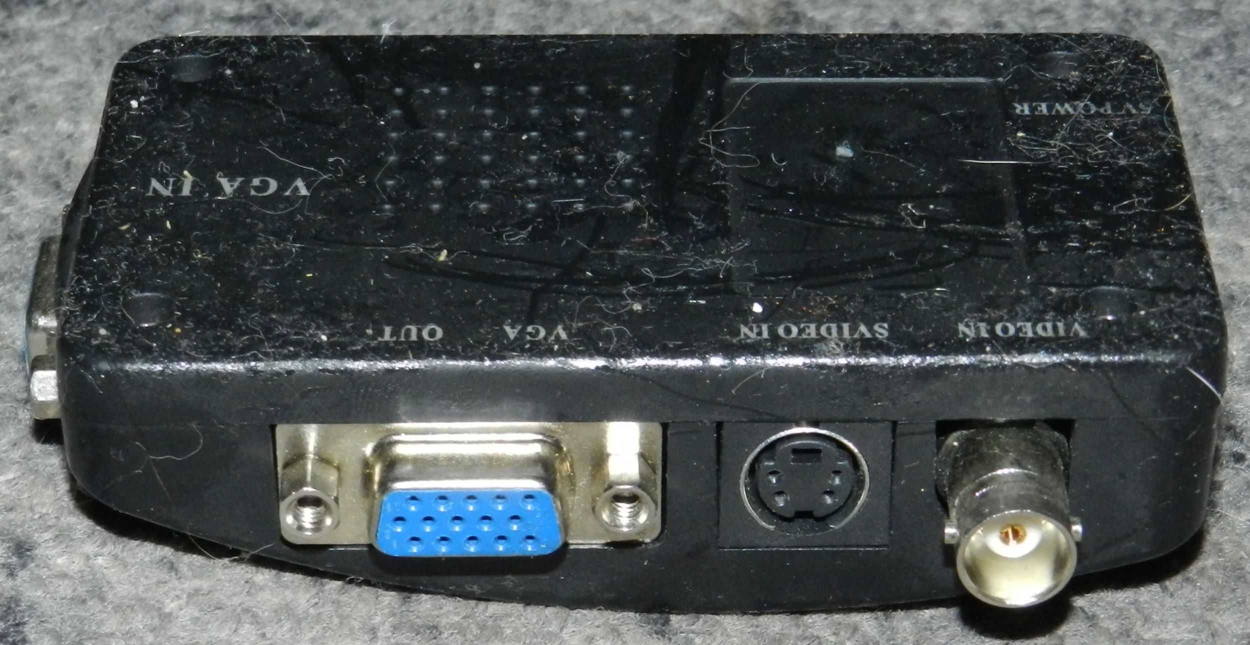 Konwerter sygnału s-video BNC composite do VGA, TV monitor
