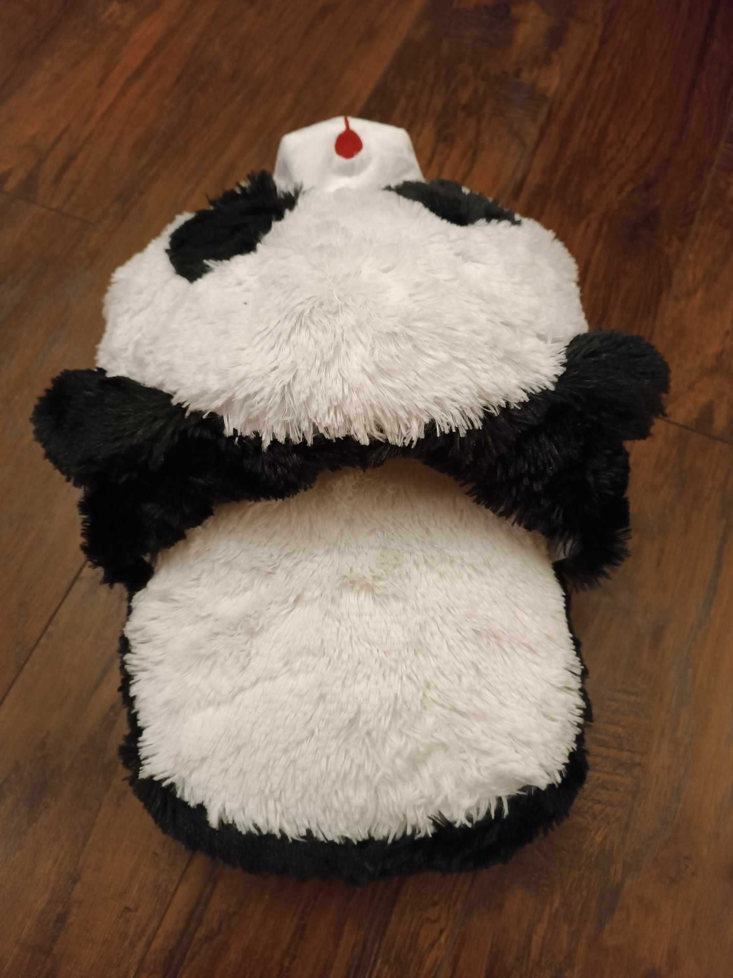 Ocieplacz do nóg miś panda z futerkiem legowisko