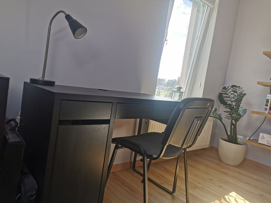 Biurko micke ikea wenge