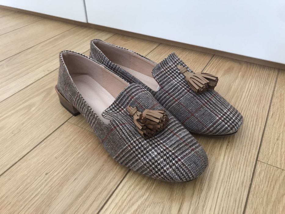 Sapatos xadrez como novos (37)