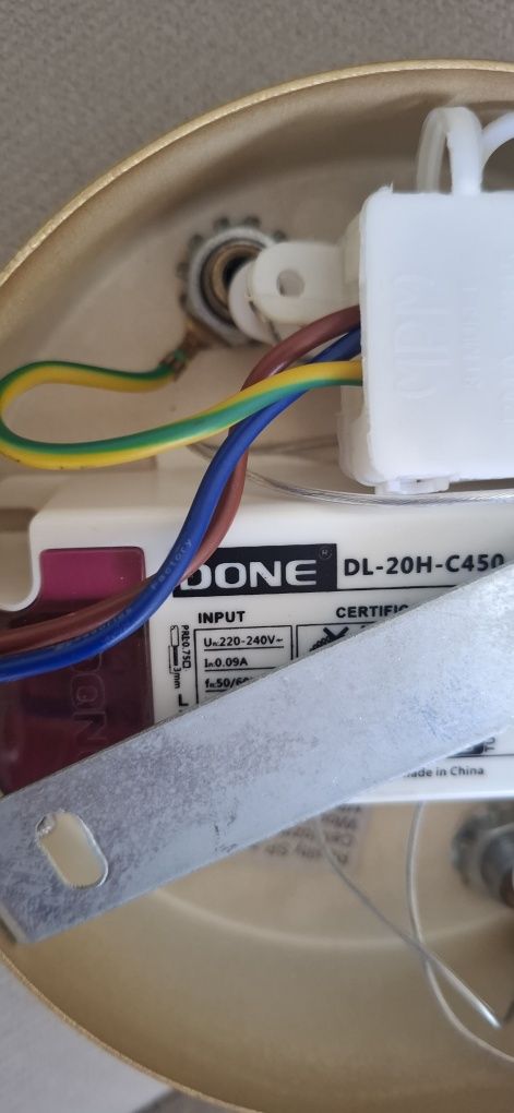 Lampa okrągła wisząca LED RAGI 18W 4000K złota