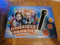 Mikrofon z płytą - Dziecięce przeboje karaoke PC,DVD