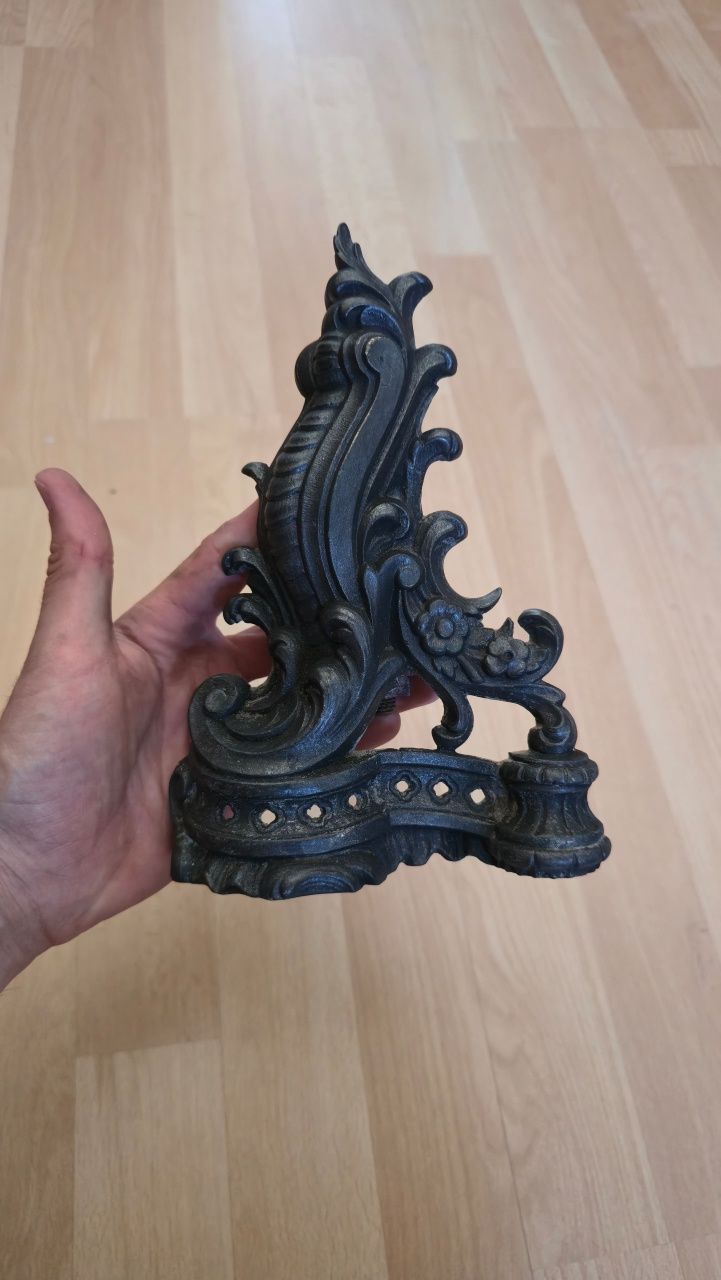 Andirons de ferro